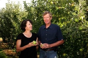 Louisa and Neal Carter. Image courtesy of Okanagan Specialty Fruits