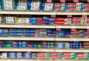 toothpaste aisle