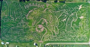 Jurassic Park Corn Maze Richardson Farms