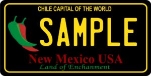 Chile License Plate
