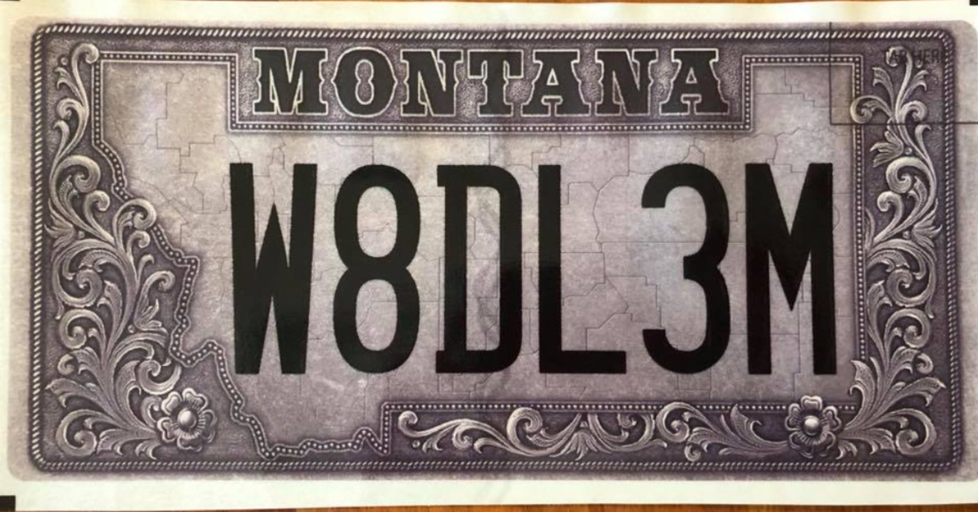 MT License Plate