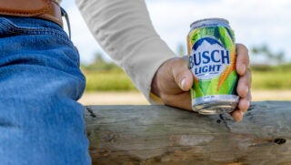 Busch Light Corn Cans