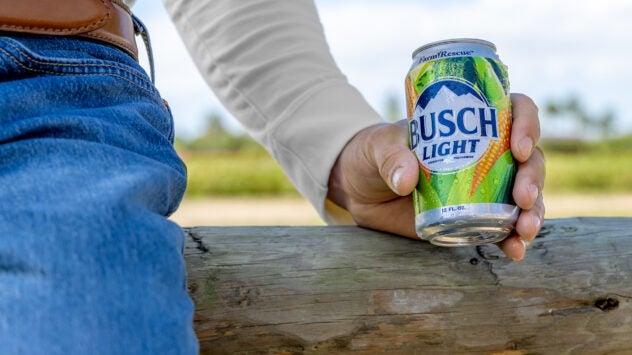 Busch Light Corn Cans